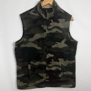 Outdoor Life Men's Polar Fleece Vest Camouflage Size‎ Medium
